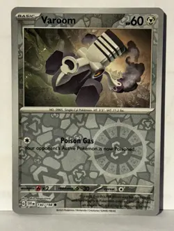 Varoom - Reverse Holo 140/198 SV01: Scarlet & Violet Base Set NM Pokemon Fast Sh - Image 1