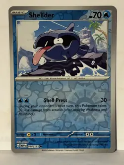 Shellder Reverse Holo 090/165 SV: Scarlet & Violet 151 NM Pokemon Fast Ship - Image 1