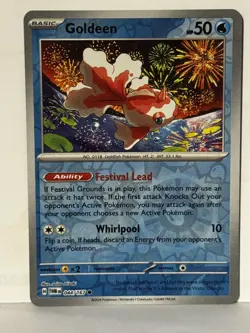 Goldeen Reverse Holo 044/167 SV06: Twilight Masquerade NM Pokemon Fast Ship - Image 1