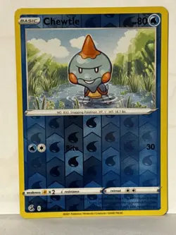 Chewtle Reverse Holo 080/264 SWSH08: Fusion Strike NM Pokemon Fast Ship - Image 1