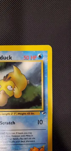 Misty's Psyduck 54/132 - Gym Heroes Unlimited Edition - WOTC Pokemon Card TCG - Image 3