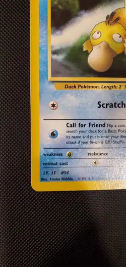 Misty's Psyduck 54/132 - Gym Heroes Unlimited Edition - WOTC Pokemon Card TCG - Image 5