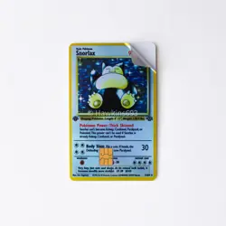 Snorlax 11/64 1st Edition Holo Credit/Debit Card Skin - Small Chip Vinyl Decal - Image 3