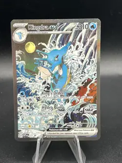 Pokemon Kingdra EX TCG 131 Shrouded Fable Black Star Promo Holo Card NM AH3 - Image 1