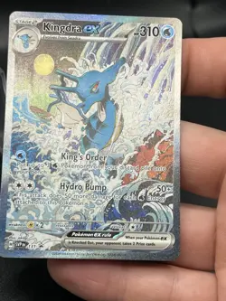 Pokemon Kingdra EX TCG 131 Shrouded Fable Black Star Promo Holo Card NM AH3 - Image 2