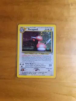 Porygon2 12/64 Neo Revelation Holo 1995-2000 Vintage Rare Pokemon TCG Card LP - Image 1