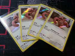 4x POKEMON Lickitung 16/18 Detective Pikachu HOLO Pokemon Card MINT - READY SHIP - Image 1