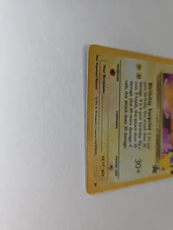 Pokemon Pikachu TCG Birthday Celebrations Holo Rare Card Excellent+ Condition - Image 2