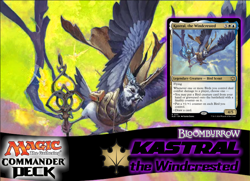 Kastral, the Windcrested MTG EDH Commander Deck, Azorius Bird Tribal - Image 1