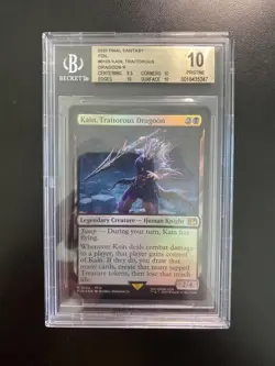 Kain, Traitorous Dragoon R 0105, NM Foil Promo, MTG Final Fantasy BGS 10 - Image 1