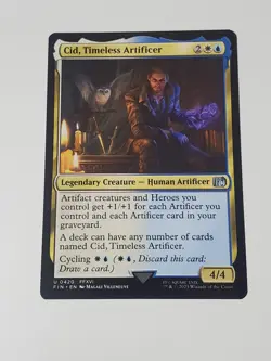 1x Cid, Timeless Artificer (0420) Final Fantasy Regular - Image 3