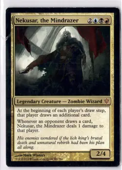 Nekusar, The Mindrazer MP* Commander 2013 ENGLISH 201/356 mtg -UnltdCards - Image 1