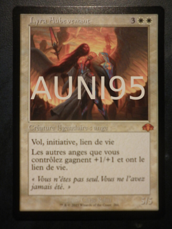 mtg magic Lyra Dawnbringer retro FRENCH vf fr lyra aubevenant dominaria - Image 1