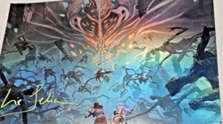 MTG Duskmourn Valgavoth's Onslaught Poster 11x17 Foil - Image 4