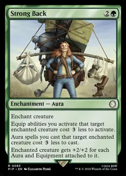 [1x] Strong Back Near Mint, English Universes Beyond: Fallout MTG Magic - Image 1