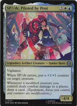 SP//dr, Piloted by Peni - FOIL - U Marvel's Spider-Man 147 - MTG - Image 1