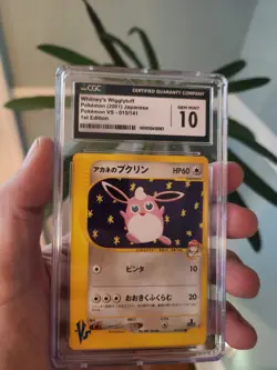 (POP 11) CGC 10 GEM MINT Pokemon Whitney's Wigglytuff 015/141 VS Japanese 1st Ed - Image 1