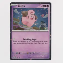 Cleffa SVP 095 Cosmos Holo Temporal Forces Promo Pokemon TCG NM+ - Image 1