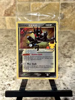 Pokemon TCG ~ Greninja Gold Star ⭐ Holo Black Star Promo SWSH144 *SEALED NM* - Image 1