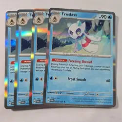 [4x Playset] Froslass 053/167 SV06: Twilight Masquerade (TWM) Pokemon TCG - Image 1
