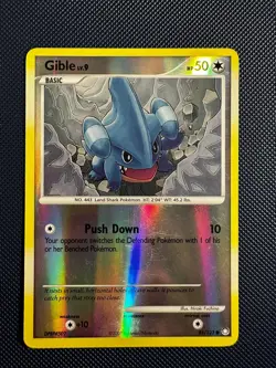 Gible 85/123 - Pokemon Mysterious Treasures - MP Reverse Holo - Image 3