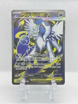 Mega Absol ex Full Art Ultra Rare 161/132 Pokemon Mega Evolution English - Image 1