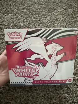 *NEW* Pokemon Scarlet & Violet White Flare Elite Trainer Box ETB Factory Sealed! - Image 1