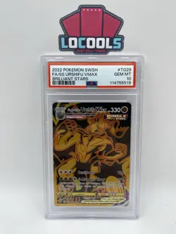 2022 POKEMON SWSH BRILLIANT STARS TG29/TG30 FULL ART URSHIFU VMAX - PSA 10 - Image 1