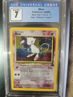 2000 Pokemon Promo Mew With Great Swirl - Image 1