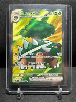 Torterra ex 185/162 Full Art Ultra Rare Pokemon 2024 Temporal Forces NM - Image 1