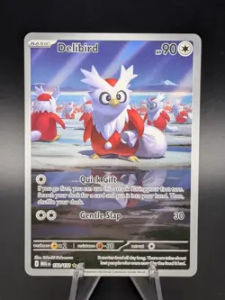Delibird 152/132 Illustration Rare Pokemon TCG ME01: Mega Evolution - Near mint - Image 1