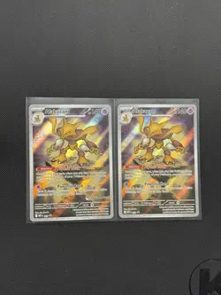 Alakazam Pokemon Center Stamped Mega Evolutions Exclusive Promo 009 Near Mint - Image 1