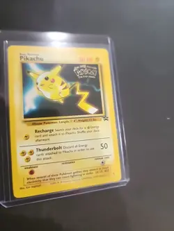 Pokemon - Pikachu 4 Black Star Promo Wizards WB Movie Promo Look - Image 1
