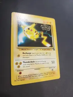 Pokemon - Pikachu 4 Black Star Promo Wizards WB Movie Promo Look - Image 2