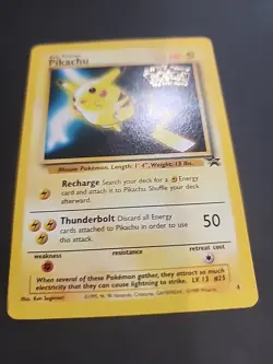 Pokemon - Pikachu 4 Black Star Promo Wizards WB Movie Promo Look - Image 3