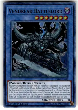 Yu-Gi-Oh! Vendread Battlelord EXFO-EN082 Super Rare 1st Edition NM - Image 1