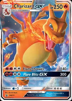 Charizard GX - SM211 - Pokemon Sun & Moon Promo Ultra Rare Card NM/M - Image 1