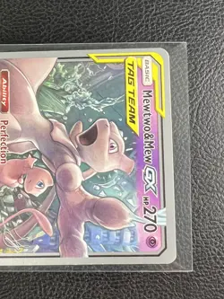 Mewtwo & Mew GX 71/236 Unified Minds 2019 World Championship LP Pokemon Card - Image 2