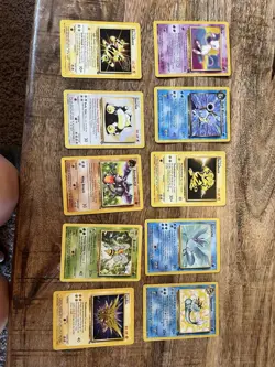 Pokemon TCG Random Old Cards With Promos 10 cards in total - Image 1