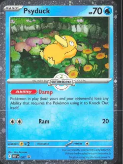 Psyduck 007 Black Star Promo Pokemon TCG Mega Evolution Card Authentic - Image 1