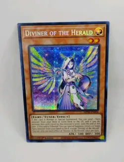 YU-GI-OH! Diviner of the Herald. MP22-EN056. 1st Ed. Prismatic Secret Rare Card - Image 1