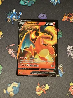 Pokemon Cards Charizard V 018/159 Ultra Rare Crown Zenith - (NM) - Image 1