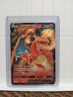 Pokemon Card Charizard V 018/159 Crown Zenith Ultra Rare Near Mint - Image 1