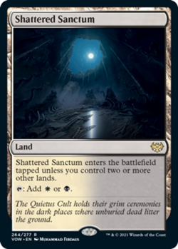 [1x] Shattered Sanctum Near Mint, English Innistrad: Crimson Vow MTG Magic - Image 1