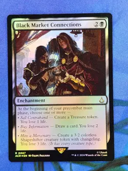 1x FOIL Black Market Connections, NM, ACR, Magic: the Gathering, MtG - Image 1