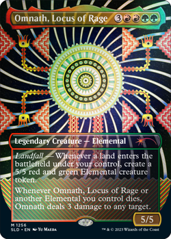 🌞 Secret Lair The Stars Gaze Back - FOIL Omnath, Locus of Rage - Risen Reef MTG - Image 4