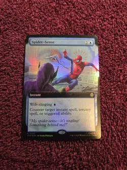 Spider Sense 0254 Foil (Extended Art) Marvels Spider-Man - Image 1