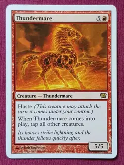 Magic The Gathering 9TH EDITION THUNDERMARE - Image 1