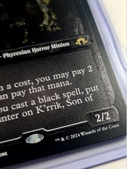 MTG Magic the Gathering MH3 Modern Horizons 3 Foil Etched Krrik Son of Yawgmoth - Image 3
