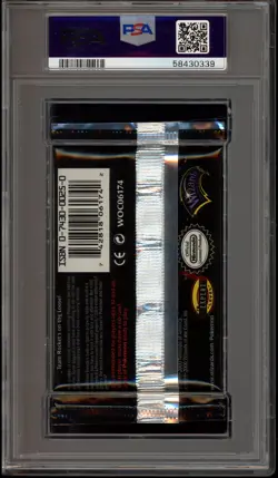 Pokemon Team Rocket 1st Edition Giovanni Art Sealed Booster Pack PSA 9 Mint - Image 2